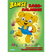 Bamse Sagomålarbok Nalle-Maja.