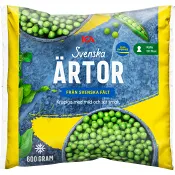 Ärtor Fryst 600g ICA.