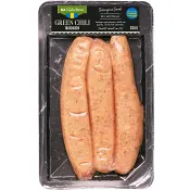 Färskkorv Green Chili 300g ICA Selection.