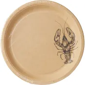 Tallrik Kräfta natur 27cm 12-p ICA.