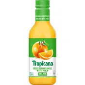 Apelsinjuice med fruktkött 900ml Tropicana.