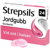Strepsils Jordgubb Sugtablett 24-p.