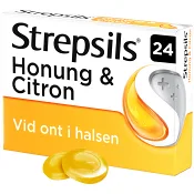 Strepsils Honung &amp; citron Sugtablett 24-p.