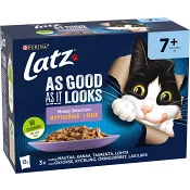 Kattmat AGAIL Senior 7+ Mixed Selection i géle 12-p Latz.