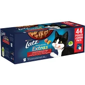 Kattmat Sensations Extras Countrys Selection i gelé 44-p 3,74kg Latz.
