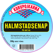 Halmstadsenap Grov 200g Korvpojkarna.