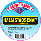 Halmstadsenap Söt &amp; Stark 200g Korvpojkarna.