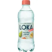 Kolsyrat Vatten Persika Päron 33cl Loka.
