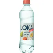 Kolsyrat Vatten Persika Päron 50cl Loka.