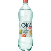 Kolsyrat Vatten Persika Päron 1,5l Loka.