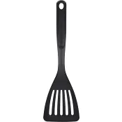 Stekspade Svart Nylon med hål 29,5cm Gastromax.