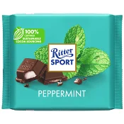 Chokladkaka Peppermint 100g Ritter Sport.