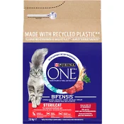 Torrfoder Steril cat Oxe 2,8kg Purina ONE.