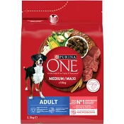 Hundmat Adult Oxe &amp; Ris Medium/Maxi 2.5kg Purina One.