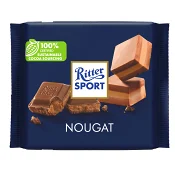Chokladkaka Nougat Praline 100g Ritter sport.