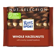 Chokladkaka Hasselnöt 100g Ritter.