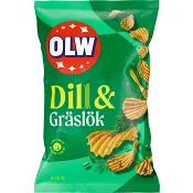 Chips Dill &amp; Gräslök 275g OLW.