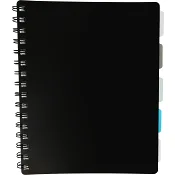 Ämnesblock Svart A5 120 BL.