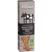 Svart &amp; vit knäckesticks Ekologisk 120g Vilmas.