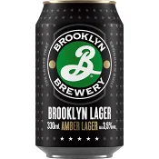 Öl Lager 3.5% 33cl Brooklyn.