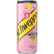 Läsk Pink Tonic Zero 33cl Schweppes.
