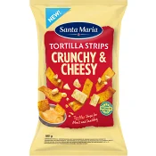 Tortilla Strips Crunchy Cheesy 185g Santa Maria.