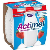 Drickyoghurt Jordgubb 4-p 400g Actimel.