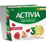 Yoghurt Jordgubb 4-p 500g Activia.