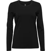 Topp med lång ärm Svart M ICA I love eco.