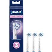 Tandborsthuvud Refill Sensitive Clean&amp;Care 3-p Oral-B.