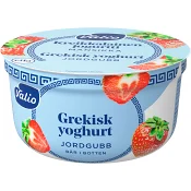 Yoghurt Grekisk Jordgubb Laktosfri 4,8% 150g Valio.