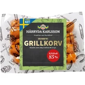 Grillkorv Skinnfri 85% Kötthalt 400g Härryda Karlsson.