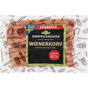 Wienerkorv 85% kötthalt 700g Härryda Karlsson.