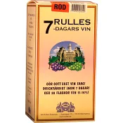 Vinsats Röd 7 Dagars Rulles 1000ml Rulles.
