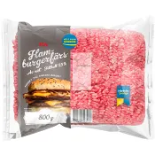 Hamburgerfärs Färsk av nöt 23% 800g ICA.