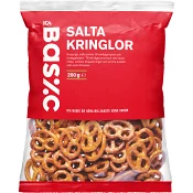 Salta kringlor Pretzels 200g ICA Basic.