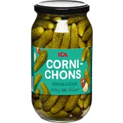 Cornichons Vitlök Chili 650g ICA.