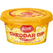 Dip Cheddar Hot Chili 185g Kavli.