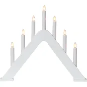 Elljusstake Jarve Vit 7 Ljus Star Trading.