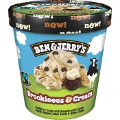 Glass Brookieees &amp; cream 465ml Ben &amp; Jerrys.