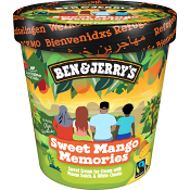 Glass Sweet Mango Memories 465ml Ben &amp; Jerrys.