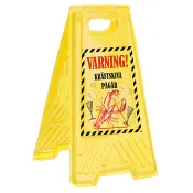 Varningsskylt Kräftskiva 60x30cm Festive.