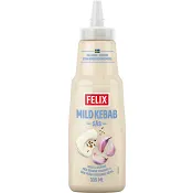 Kebabsås Mild 335ml Felix.