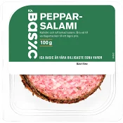 Pepparsalami 100g ICA Basic.
