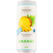 Läsk Ananas Utan Socker 33cl Hammars Bryggeri.