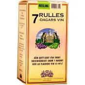 Vinsats Riesling 7 Dagars 1000ml Rulles.