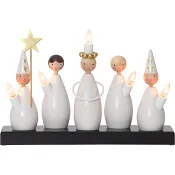 Elljusstake Luciakör 5LED E10 Star Trading.