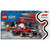 LEGO City F1 depåstopp & depåteam med Ferrari bil 60443.