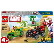 LEGO Mavel Spins och Electros jakt med dinosauriefordon 11198.