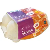 Ägg BRIS Frigående S 6-p Kronägg.